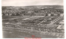 Delcampe - DEAUVILLE: La Plage Vue Aérienne 10X15 - Très Bon état - Deauville