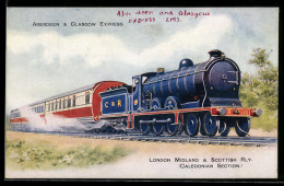 Delcampe - Pc Aberdeen And Glasgow Express, London Midland & Scottish Railway, Englische Eisenbahn - Eisenbahnen