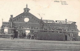 Delcampe - België - IEPER (W. Vl.) De Statie - Eerste Oorlog - Ieper