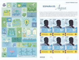 Delcampe - 2026-ED. 5926 EN PLIEGO PREMIUM-España ES. Agua. Gestión Por Cuencas La Fuerza De Una Idea - NUEVO - Feuilles Complètes