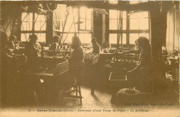 Delcampe - CPA Saint-Claude (Jura) - Intérieur D'une Usine De Pipes - Le Polissage - Rare - Non Classés