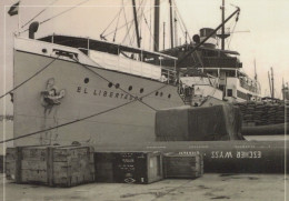 Delcampe - Nederland Amsterdam Knsm Stoomschip EL Libertador Real Photo Unposted #SCW402 - Dampfer