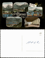 Delcampe - Ansichtskarte Bad Wiessee Mehrbild Colorfotoansichten Halle Stadt 1962 - Bad Wiessee