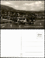 Delcampe - Ansichtskarte Bad Wiessee Luftbild Fliegeraufnahme Kurhotel Lederer 1966 - Bad Wiessee