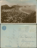 Delcampe - Postcard Rio De Janeiro Blick über Die Stadt Fotokarte 1929 - Rio De Janeiro