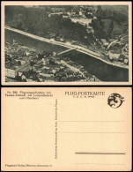 Delcampe - Passau Flugzeugaufnahme Luftbild Altstadt Mit Luitpoldbrücke 1928 - Passau