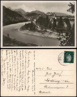 Delcampe - Ansichtskarte Füssen Lechpartie Und Stadt 1930 - Füssen