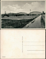 Delcampe - Ansichtskarte Riesa Blick Auf Die Elbbrücke. 1934 - Riesa
