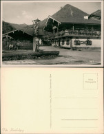 Delcampe - Ansichtskarte Ruhpolding Partie Am Dorfbrunnen - Fotokarte 1932 - Ruhpolding