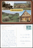Delcampe - Hinterhermsdorf-Sebnitz DDR Mehrbild-AK Mit Ortsteil Neudorf, Teilansicht 1985 - Hinterhermsdorf