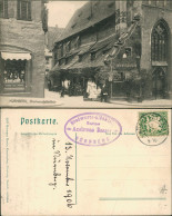 Delcampe - Ansichtskarte Nürnberg Bratwurstglöcklein Angestellte Und Geschäft 1910 - Nürnberg
