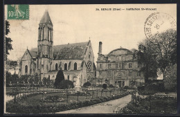 Delcampe - CPA Senlis /Oise, Institution St-Vincent - Senlis