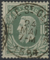 Delcampe - [O SUP] N° 30, Jolie Obl SC 'Rhode St Genèse' - 1869-1883 Leopoldo II