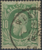 Delcampe - [O SUP] N° 30, Jolie Obl DC 'Wervicq' - 1869-1883 Leopoldo II