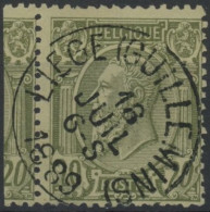 Delcampe - [O SUP] N° 47, Jolie Obl SC 'Liège - Guillemins' - 1884-1891 Leopoldo II