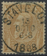 Delcampe - [O SUP] N° 50, Jolie Obl SC 'Stavelot' - 1884-1891 Leopoldo II