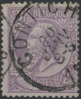 Delcampe - [O SUP] N° 52, Jolie Obl SC 'Contich' - 1884-1891 Leopoldo II
