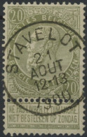 Delcampe - [O SUP] N° 59, Jolie Obl SC 'Stavelot' - 1893-1900 Barba Corta