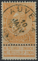 Delcampe - [O SUP] N° 65, Jolie Obl SC 'Auvelais' - 1893-1900 Barba Corta