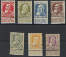 Delcampe - [** SUP] N° 74/80, La Série Complète, Fraîcheur Postale - Certificat Photo - Cote: 2635€ - 1905 Barba Grossa
