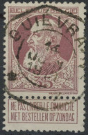 Delcampe - [O SUP] N° 77, Superbe Obl TG '* Quievrain *' - 1905 Barba Grossa