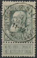 Delcampe - [O SUP] N° 78, Superbe Obl Centrale SC 'Molenbeek (rue De La Princesse)' - 1905 Barba Grossa