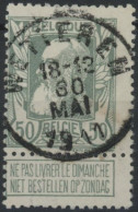 Delcampe - [O SUP] N° 78, Jolie Obl SC 'Wetteren' - 1905 Barba Grossa