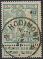 Delcampe - [O SUP] N° 96, Superbe Obl Centrale SC '* Hodemont *' - 1910-1911 Caritas