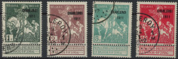 Delcampe - [O TB] N° 101/07, La Série Complète Des 4 Valeurs - Fond Uni - Cote: 36€ - 1910-1911 Caritas
