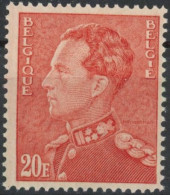 Delcampe - [** SUP] N° 435B, 20F Rouge Vermillon. Fraîcheur Postale - Certificat Photo - Cote: 465€ - 1936-1951 Poortman