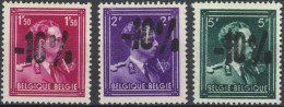 Delcampe - [* SUP] N° 724N/24P, Les 3 Valeurs Surcharge 223 D'Anthée. Rare - 1936-1951 Poortman