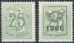 Delcampe - [** TB] N° 1368b, 25c Vert Clair (nuance Du Préo) - Cote: 295€ - Neufs