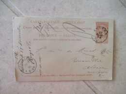 Delcampe - REIQUAGE RUYS ANTWERP ANVERS ENTIER POSTAL STAIONNERY CARD REPIQUE 1896 - 1877-1920: Semi-Moderne