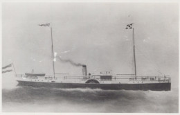 Delcampe - Paddle Steamer S PAULO Brazil 1880 Postcard Size Real Photo #SDB688 - Dampfer