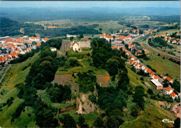 Delcampe - Cpsm  -  Bitche , Vue Aérienne De Birches , La Citadelle Avec Ses Fortifications     H1290 - Bitche