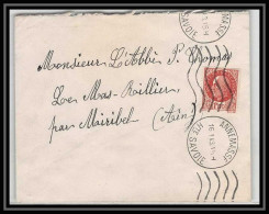 Delcampe - 6050/ France Lettre (cover) N°517 Pétain 1943 Annemasse Krag Pour Miribel AIN (abbé Thomas) - 1941-42 Pétain