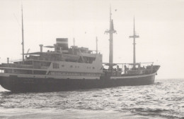 Delcampe - MS Chiron Cargo Ship 1960 Postcard Size Real Photo #SDE112 - Handel
