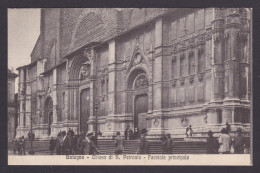 Delcampe - ITALY, Vintge Postcard, Bologna, The Basilica Of San Petronio - Bologna