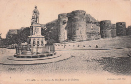 Delcampe - 49 ANGERS LA STATUE DU ROI RENE ET LE CHATEAU - Angers