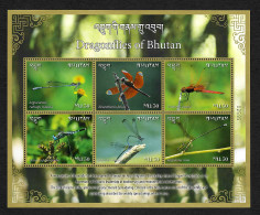 Delcampe - Bhutan: Dragonfly - Libelle, Postfrischer Block - Bhoutan