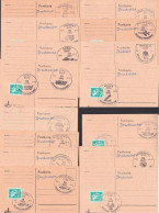 Delcampe - Nationale Volksarmee 1981 15 SSt., Aus Den Verschiedenen Bezirken - Cartas & Documentos