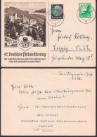 Delcampe - Philatelistentag 1936 GA Mit Zusatzfrankatur, Burg Lauenstein (PP3/02) - Cartes Postales
