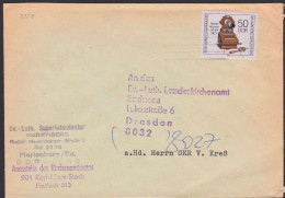 Delcampe - Fernsprechapparate 50 Pf (3228), Schwacher MWSt. Mit PLZ-Korrektur - Cartas & Documentos
