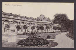 Delcampe - Vintage Postcard Germany Potsdam Sanssouci Palace Garden Facade Park - Potsdam