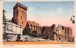 Delcampe - 84-AVIGNON LE PALAIS DES PAPES-N°TB3586-E/0181 - Avignon