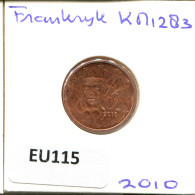 Delcampe - 2 EURO CENTS 2010 FRANCE Pièce #EU115 - France