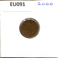 Delcampe - 1 EURO CENT 2000 FRANKREICH FRANCE Französisch Münze #EU091 - France