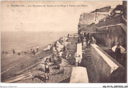 Delcampe - ADLP4-76-0283 - MESNIL-VAL - Les Terrases Du Casino Et La Plage à L'heure Des Bains - Mesnil-Val