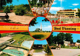 Delcampe - Bad Fuessing Kurpark Freibad Kirche Restaurant - Bad Fuessing