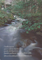 Delcampe - Finland Spring Forest Stream Landscape With Raili Heikkilä Poem #SDS240 - Werbepostkarten